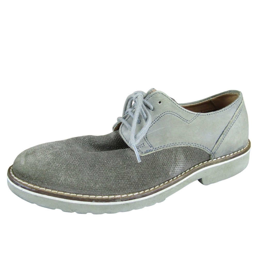 Steve Madden Oxford Bkaan Boys Y 2 Wide Dress Gray Leather Lace‎ Up